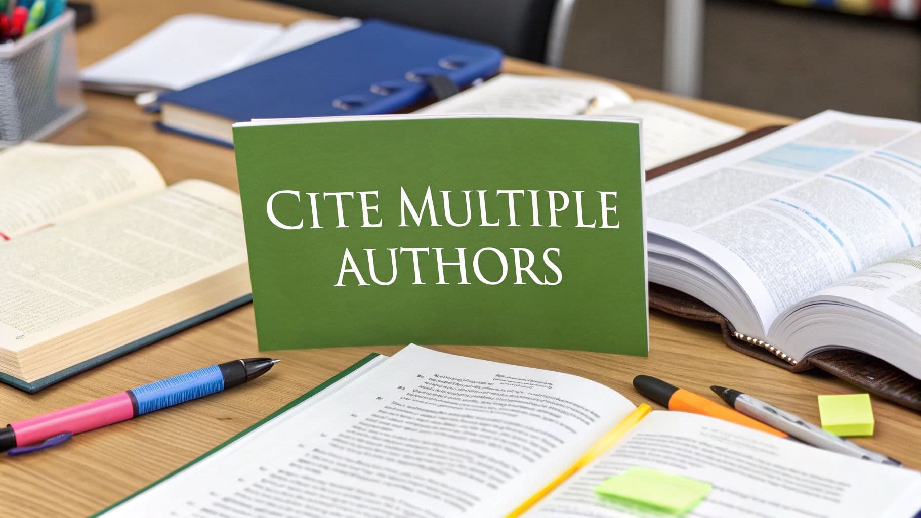 How to Cite Multiple Authors A Guide to APA, MLA, and Chicago