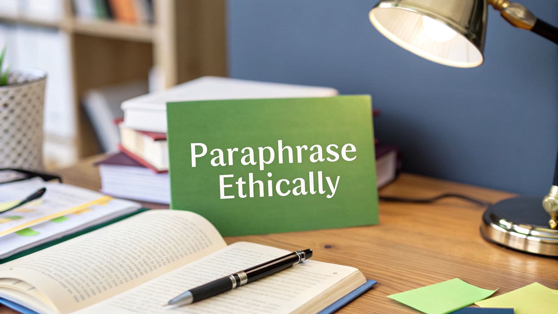 How to Paraphrase Without Plagiarizing