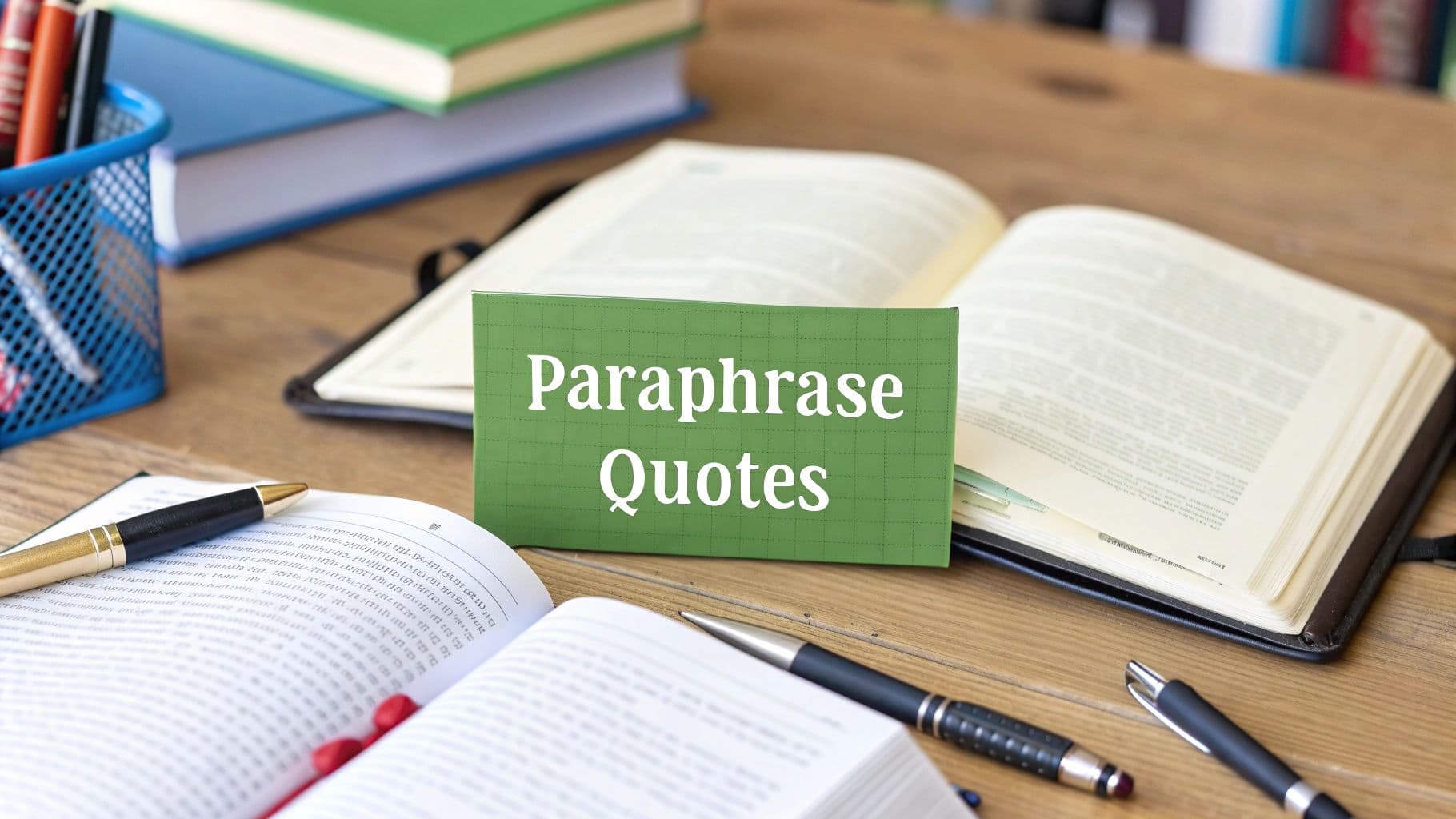How to Paraphrase a Quote and Keep Its Meaning