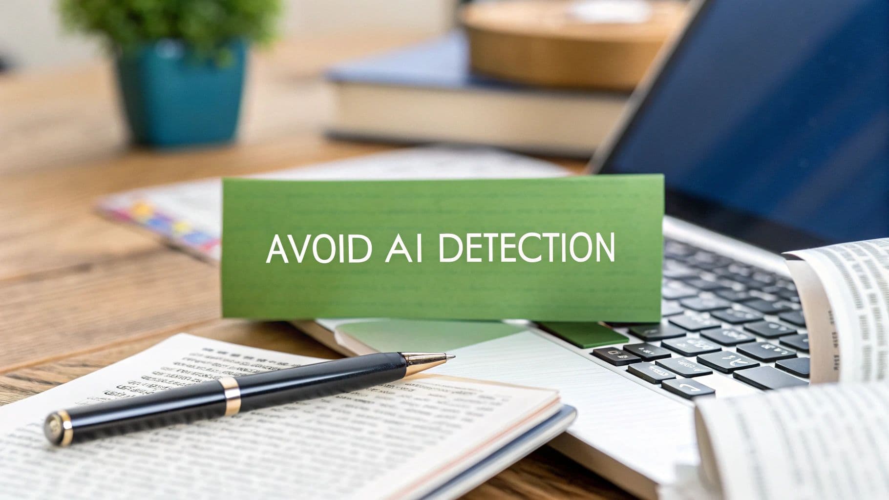 A Writer's Guide to Avoid AI Detection