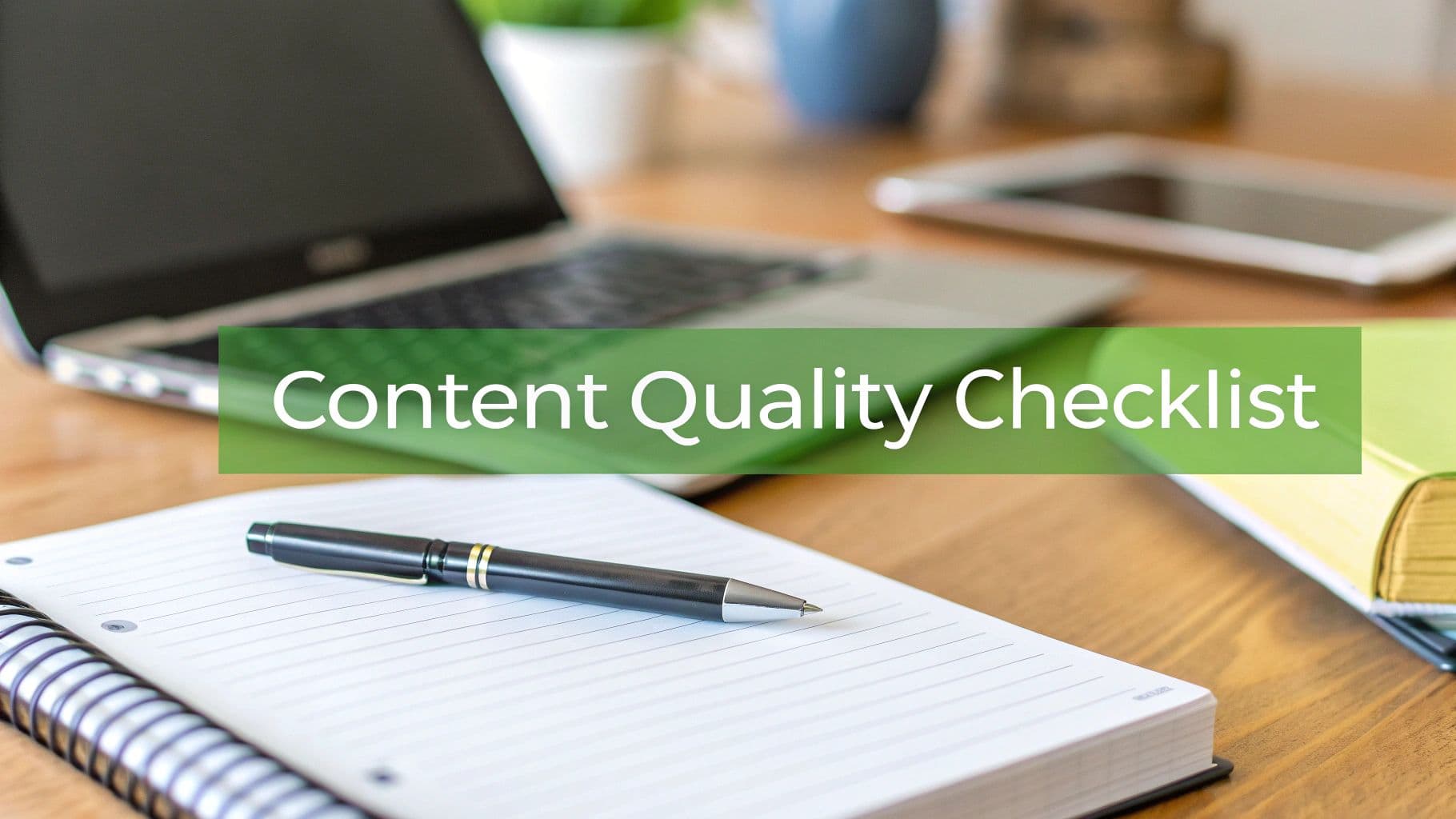 Your 8-Point Content Quality Checklist for 2025