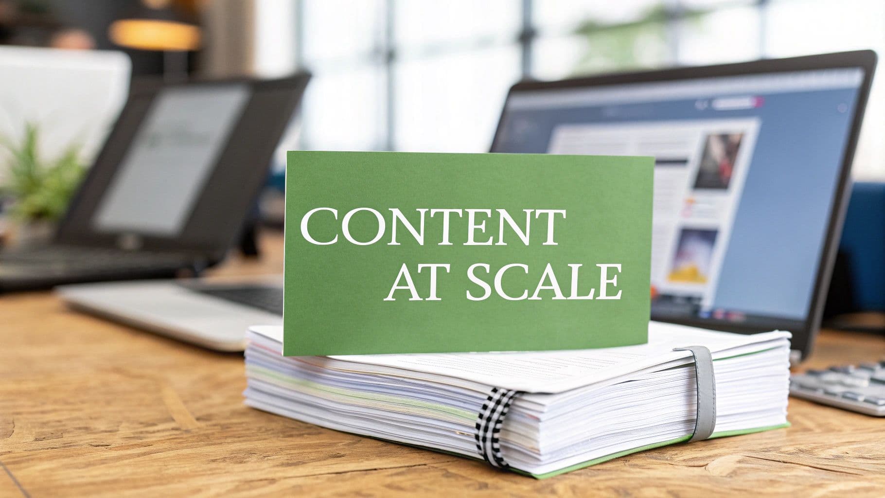 A Practical Guide to Content at Scale