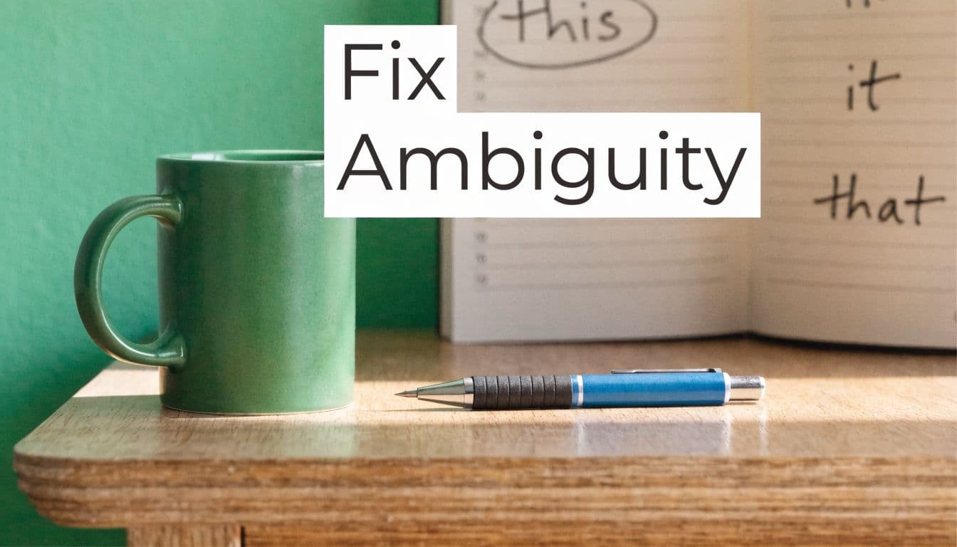 Fix Vague Pronoun Reference: Clear Examples & Solutions