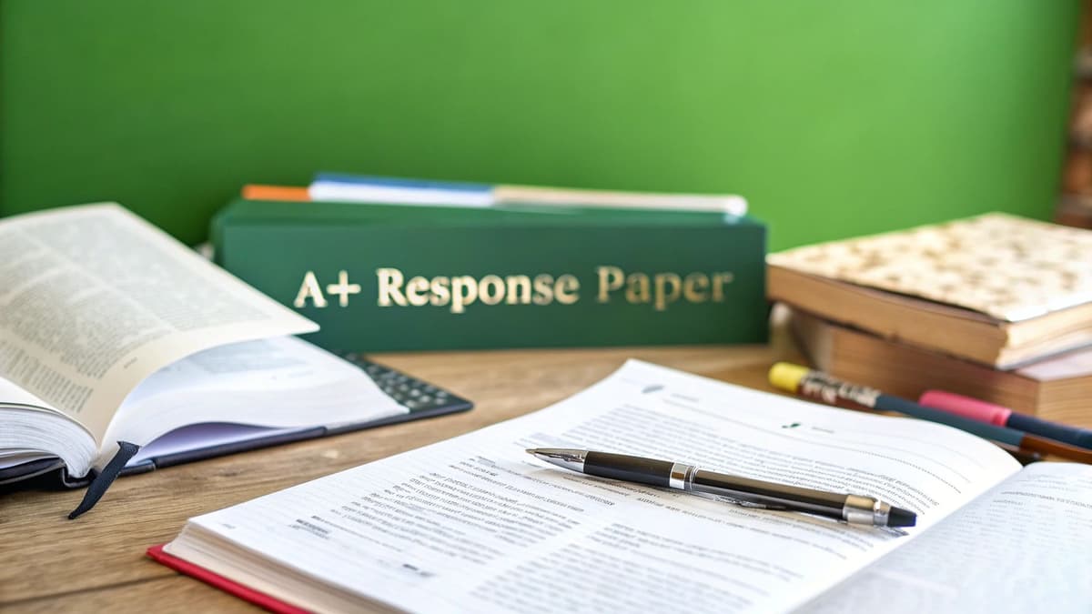 Response Writeing How to Write a Response Paper That Earns an A+ | Natural Write