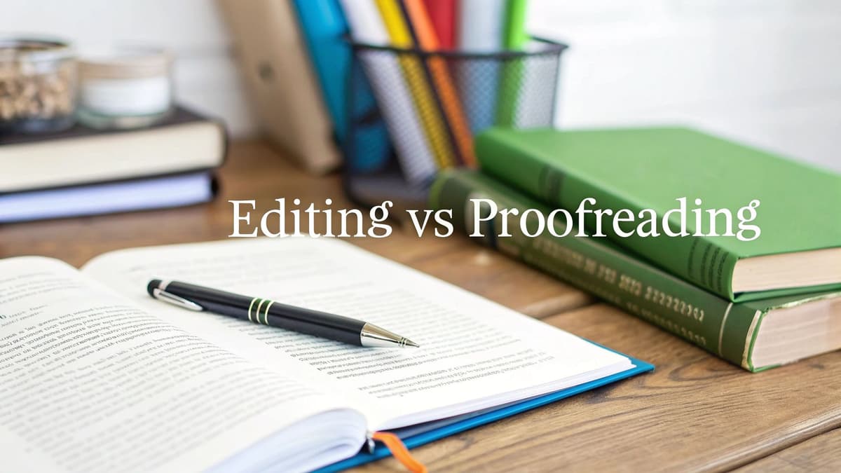 Difference Editor difference between editing and proofreading: Key distinction | Natural ...
