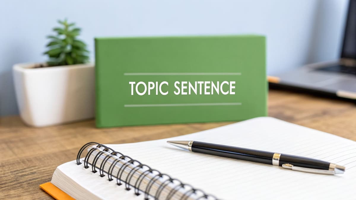Explain Topic What Is a Topic Sentence and How to Write One That Works | Natural Write